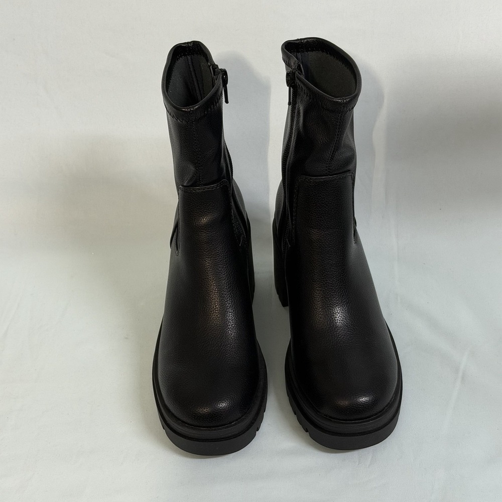 NEW Sun + Stone Size-7M Women's Veronaa Stretch Lug Boots Black - Picture 10 of 10
